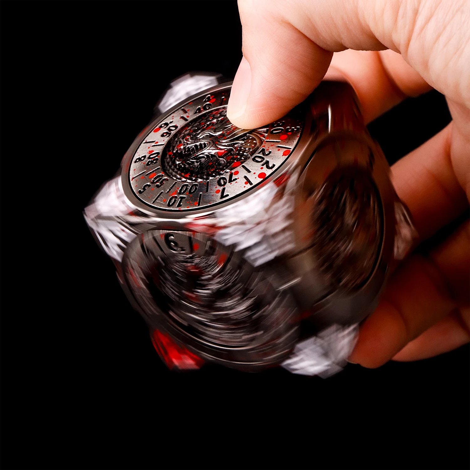 مكعب نرد دوار 7 في 1 لـ DND - مجموعة نرد D&D معدنية ممتازة مع صندوق هدايا للزنزانات والتنينات هدية لسادة الزنزانات #5