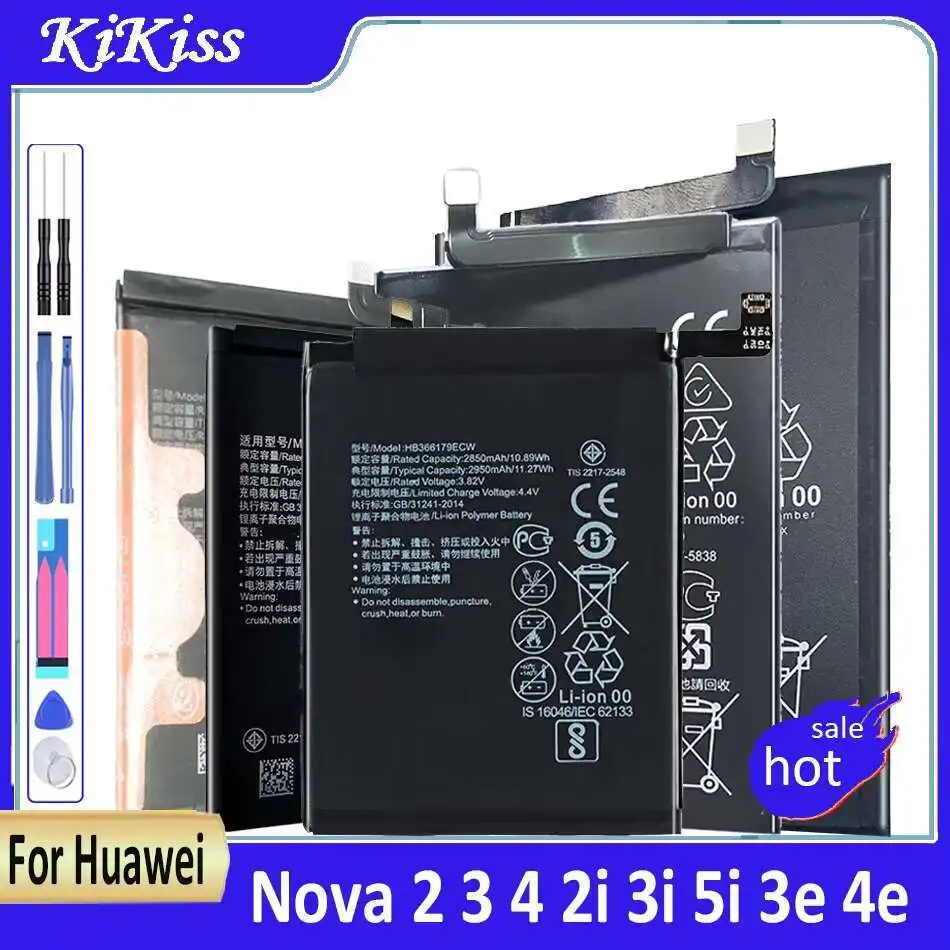 

HB405979ECW Battery For Huawei Nova 2 3 4 2i 3i 5i 3e 4e for Honor 6A 6C 7A Pro 7C 7S 8 8A DUA-L22 DUA-LX2 DIG-L01 DIG-L21