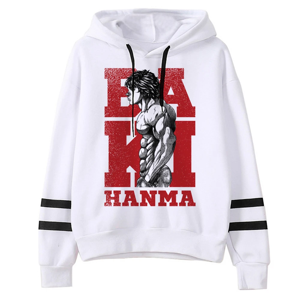 

Baki Hanma hoodies women Korean style 90s gothic Hood female 90s pulls