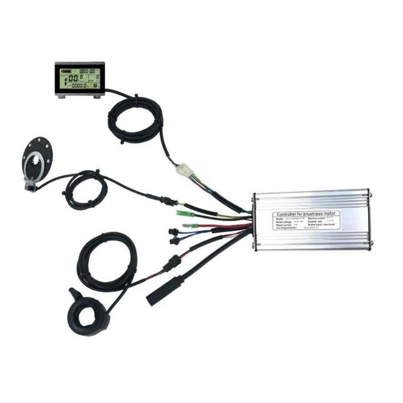 36V/48V 500W 22A, Brushless DC Ebike Controller+KT-LCD3 Display+Finger Dial + Sensor One Set, for 500W Ebike Kit