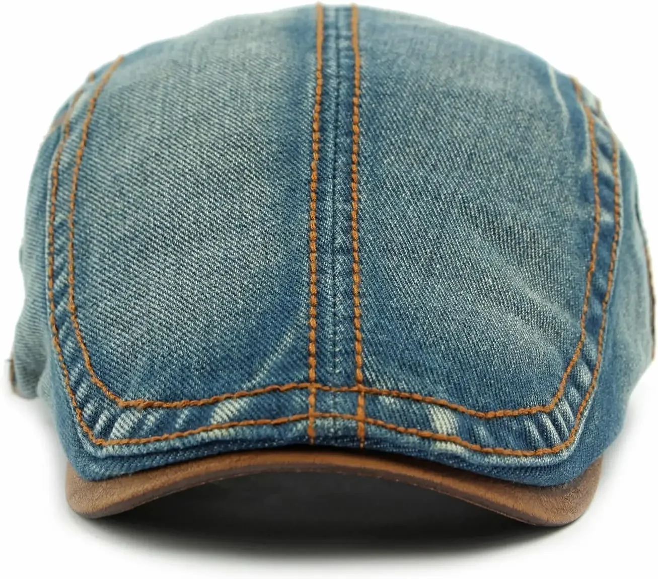 Custom Hat QHFHULV Newsboy Cap For Men Cotton Flat Gatsby Ivy Golf Cabbie Driving Hat