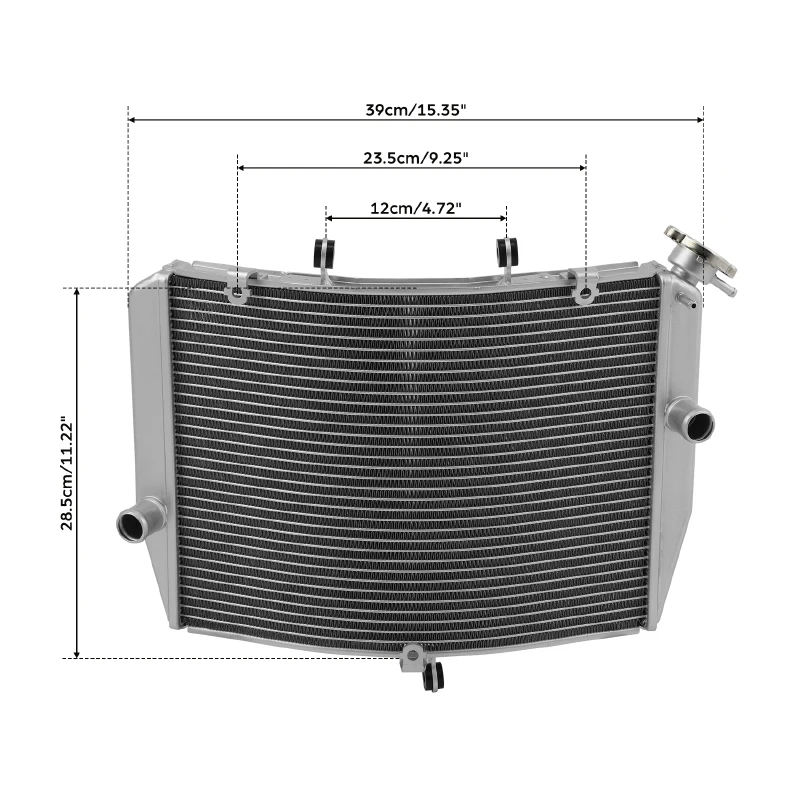 

Radiator Engine Cooler Cooling Fit For Kawasaki Ninja ZX 6R ZX6R 2019-2023 2020