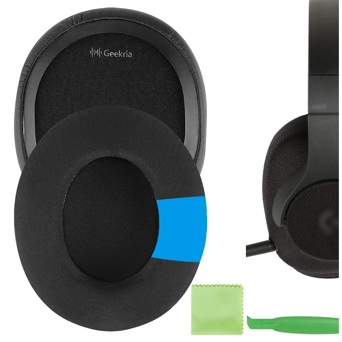 

Geekria спортивные охлаждающие гелевые Сменные амбушюры для наушников Logitech G433, G233, GProX2