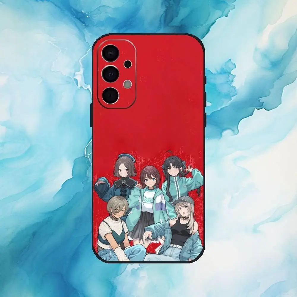 حافظة هاتف E-Emilia mp3 Mernes لهاتف سامسونج جالاكسي A73، A72، A71، A70، A53، A52، A51، غطاء أسود ناعم آخر #3