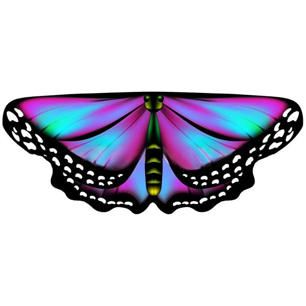 

Colorful Butterfly Wings Costume Fancy Dress DIY Decorations Cape Butterfly Cosplay Costume Pixie Cloak Christmas Halloween