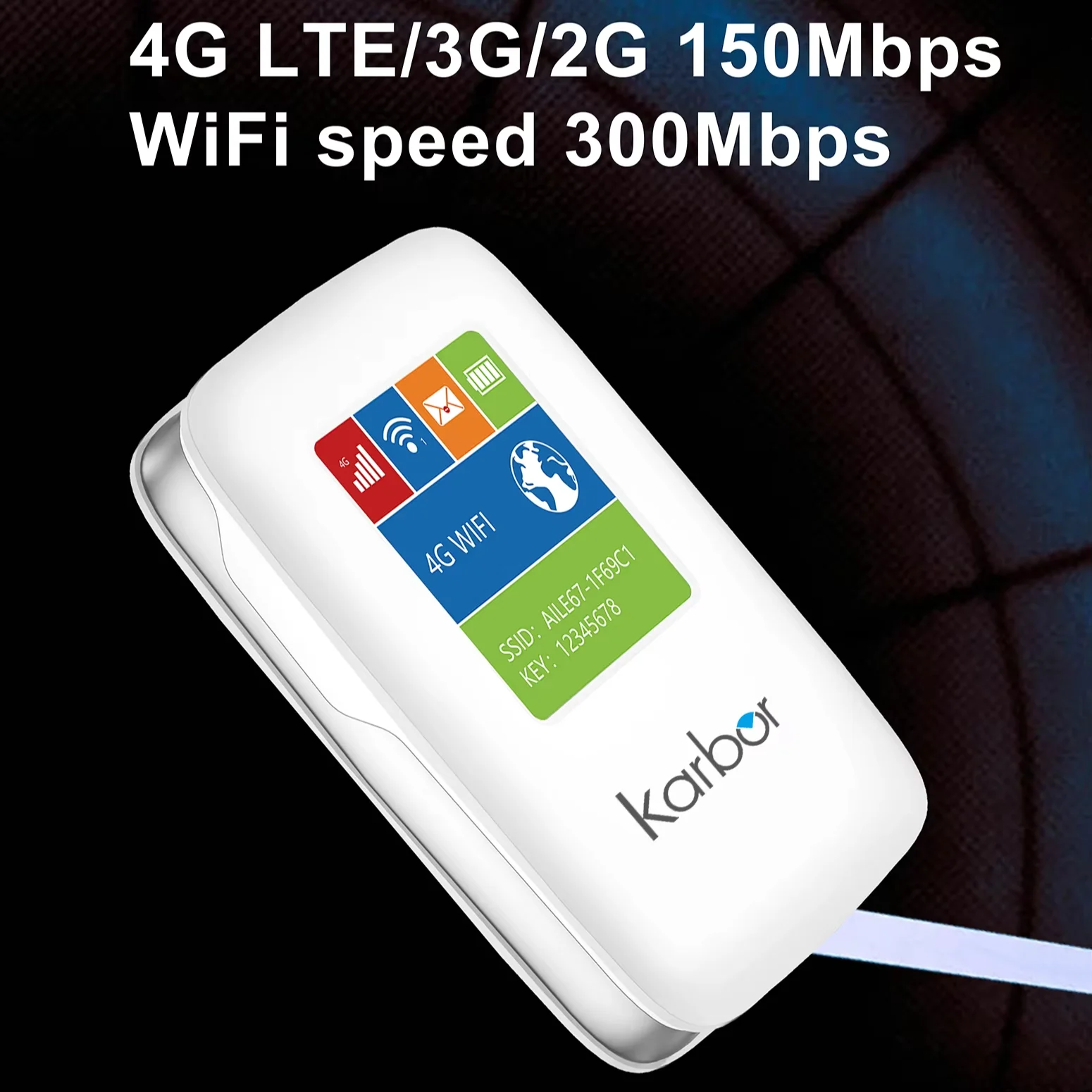 

Karbor MIFI Cheap 4g LTE Internet Wifi Modem Routers Mobile Wifi Router 4g Lte Wireless Pocket Wifi Router Star Link
