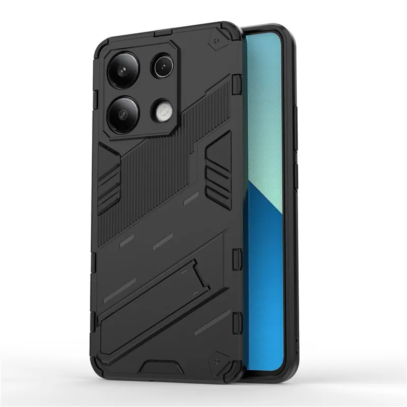 For Redmi Note 13 Case For Redmi Note 11 12s 12 13 Pro Plus Cover Shockproof Hard Armor Stand Silicone Bumper For Redmi Note 13