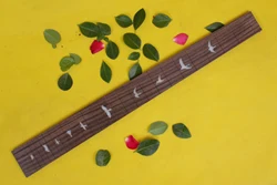 Electric Guitar Fretboard Rosewood For 24 Fret Guitar neck 24.75 inch Pearl Dot inlay