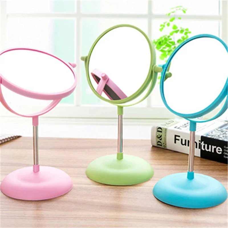 1090 European double double big table circular rotating make-up mirror fashionable Princess Dress mirror