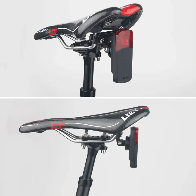 MTB Road Bike Rear Lamp Bracket Radar Light Stand for Bryton Gardian R300L Seatpost Saddle Rail Mount Fits GoPro Adaptions