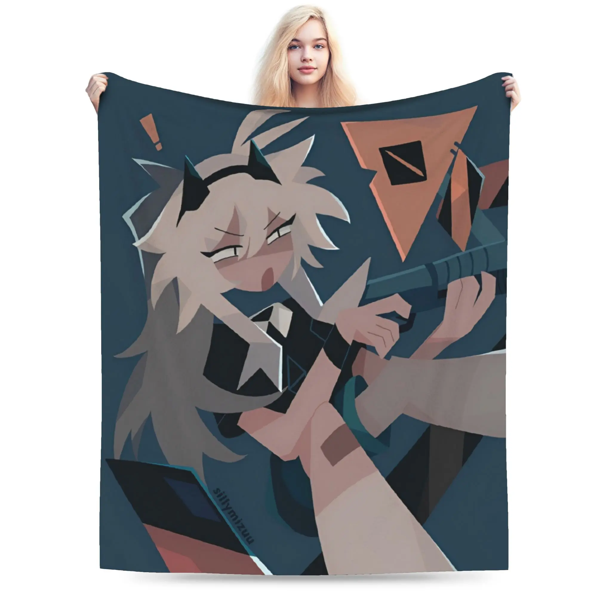 Fundamental Paper Education Anime Accessories Blanket Lightweight Thin Velvet  Throw Blankets Relax Quilt