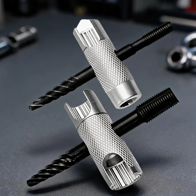 4 Way Zerk Grease Fittings Removal Tool 2 Piece Hand for Maintenance
