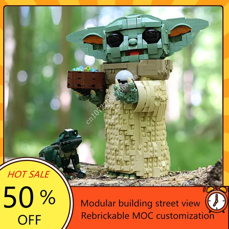 

1775PCS MOC Space Battle Series The Child Baby Mega Figure Model Custom Puzzle Technology DIY Creative Toys Kids Gift