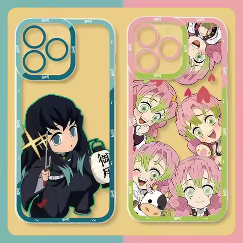 Demon Slayer Phone Case For Samsung Galaxy S24 S23 S22 Ultra S21 S20 FE Note 20 10 Plus A15 A25 A35 A55 Soft Silicone Back Cover