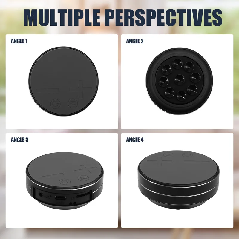 Altoparlante portatile a conduzione ossea, wireless con ventosa e cordino per risonanza su vetro o scatole cave, wireless portatili