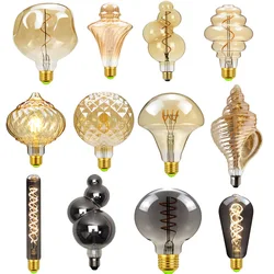 Lampadine a Led lampadina Vintage G125 pietra grande lampadina a globo 4W dimmerabile 220V-250V lampadina decorativa a filamento Led Edison