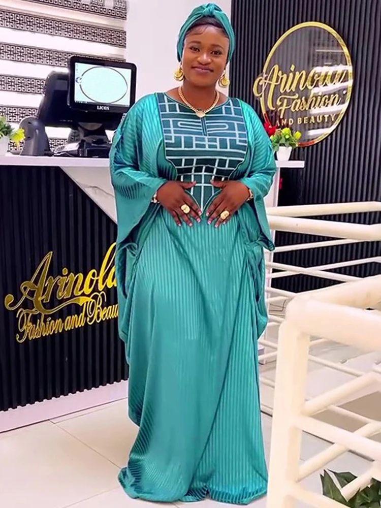 

African Women Traditional Dresses Plus Size Long Robe Dubai Muslim Hijab Abaya Party Evening Dress Ankara Dashiki Africa Clothes