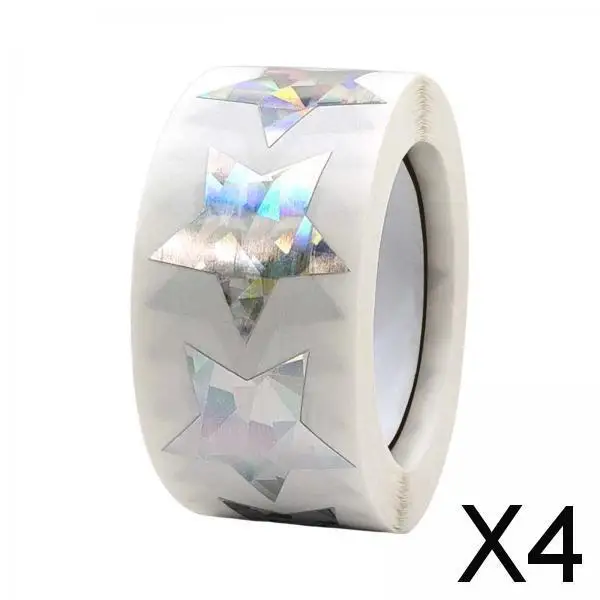 2-4pack 500x Star Stickers DIY Stickers Self Adhesive Envelope Stickers for