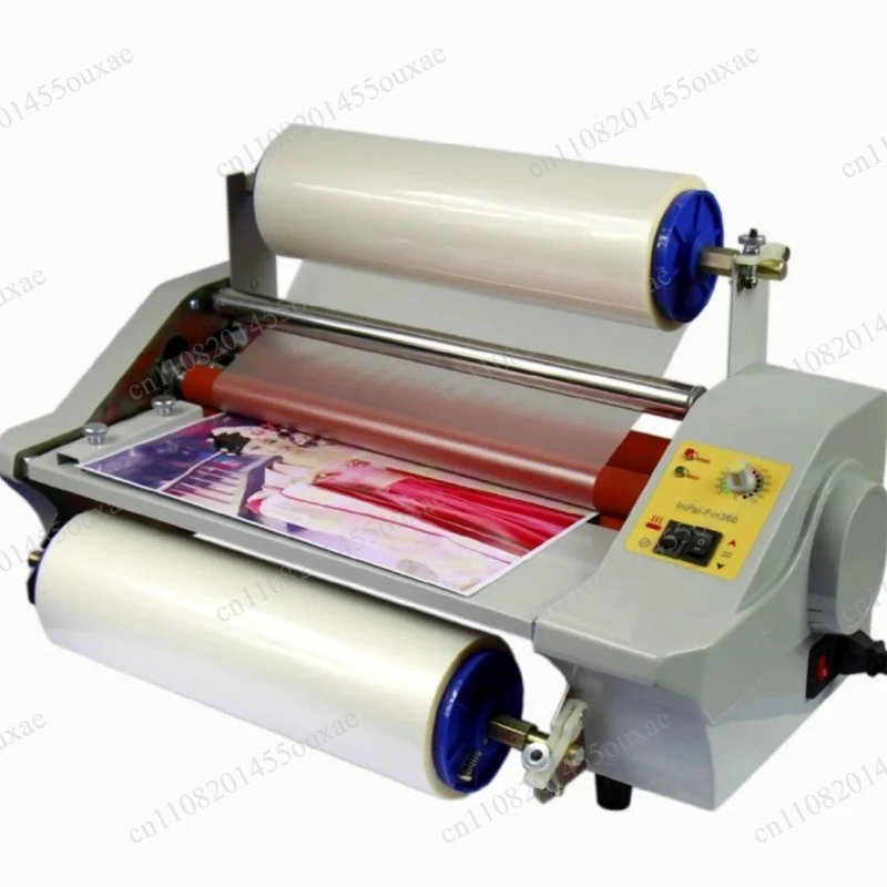 A3 Four Rollers Cold Roll Laminator FM360 Paper Laminating Machine 110V/220V for Office File Worker Card
