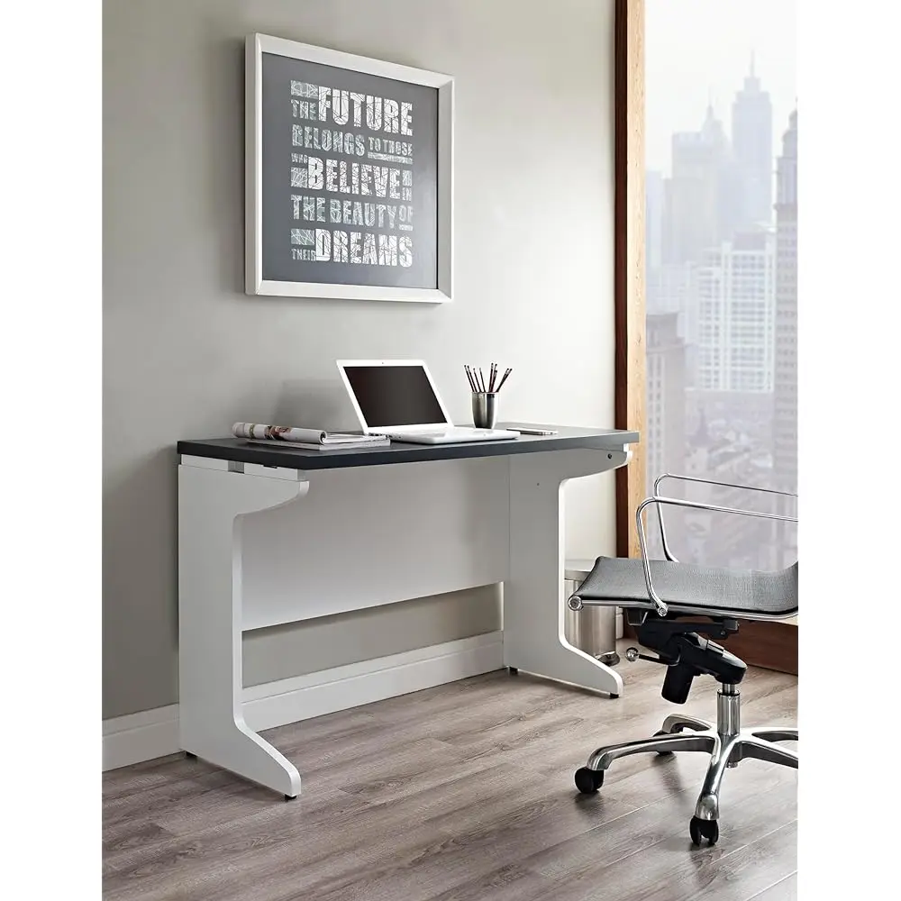 Escritorio de puente de persecución, blanco
