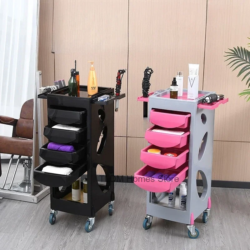 Tattoo Tool Salon Trolley Cosmetic Makeup Drawers Utility Salon Trolley Barber Luxury Carrito Auxiliar Salon Furniture BL50ST