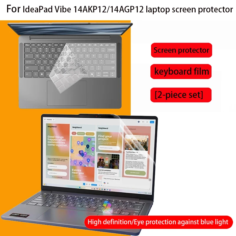 For Lenovo IdeaPad Vibe 14AKP12 HD screen protector 14 Inch 14AGP12 keyboard film Laptop anti-reflective privacy protection film