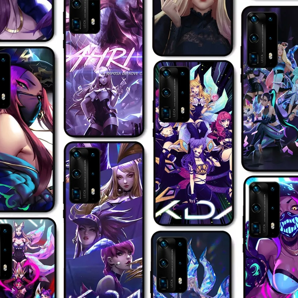 

LOL-KDA Ahri Akali Kaisa Mousepad For Huawei P 8 9 10 20 30 40 50 Pro Lite Psmart Honor 10 lite 70 Mate 20lite