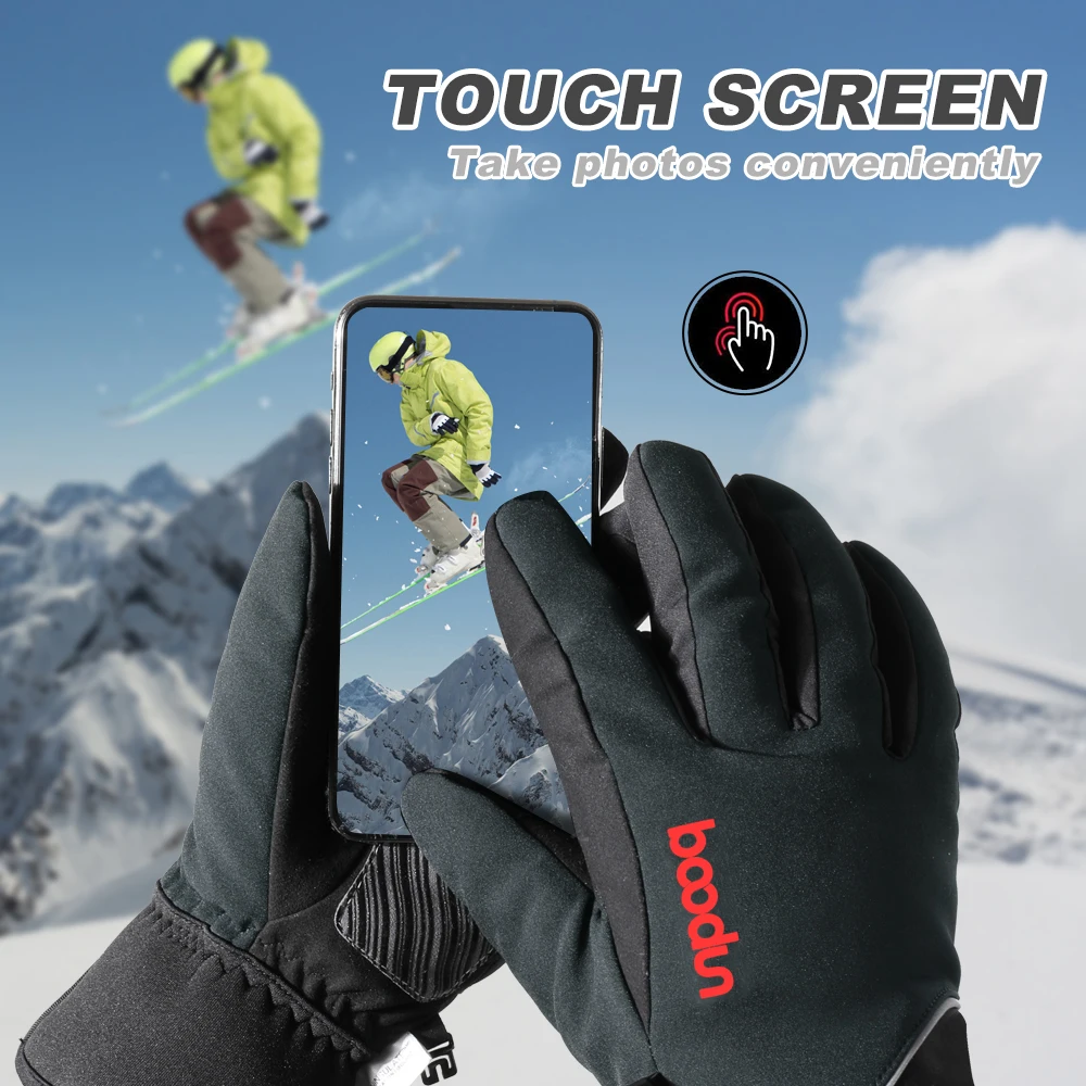 Outdoor Sports 3M Gloves Touch Screen Winter Bicycle Bike Cycling Men Women Waterproof Windproof Soft Warm Men Skiing Glove