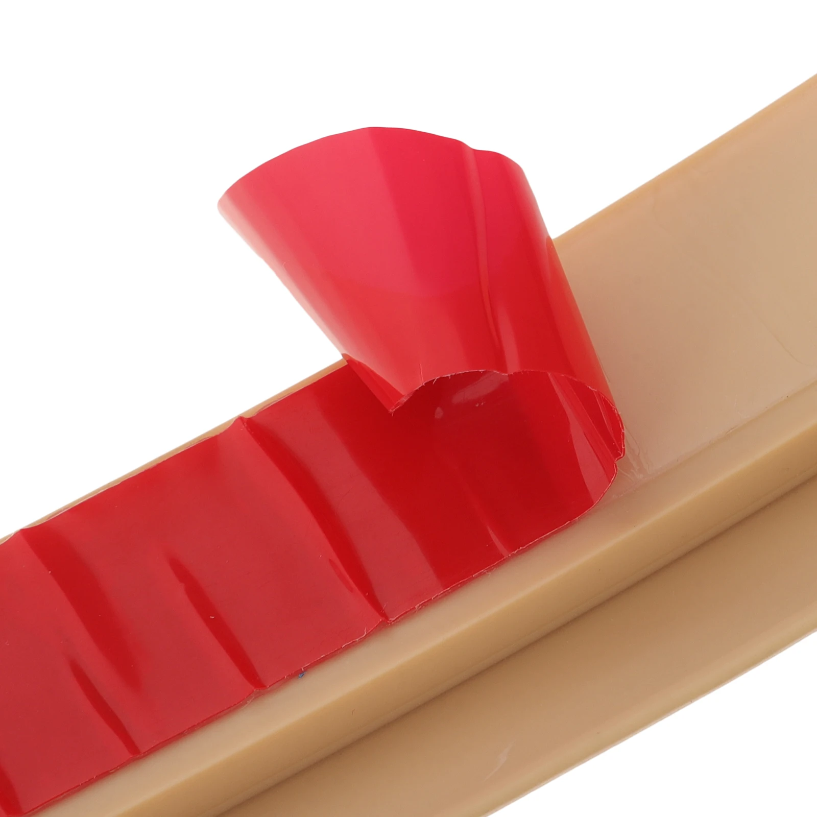 

Adjustable 5MM Wheelchair Ramp Strip PVC Floor Transition Reducer Maple Color Slip-Resistant Durable Easy DIY Door for Home