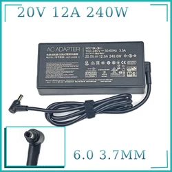 20V 12A 240W 6.0*3.7MM Charger ADP-240EB B Laptop adapter For ASUS ROG Strix Scar 15 GX550LXS RTX2080 G533QS G533QS-XS98Q Power