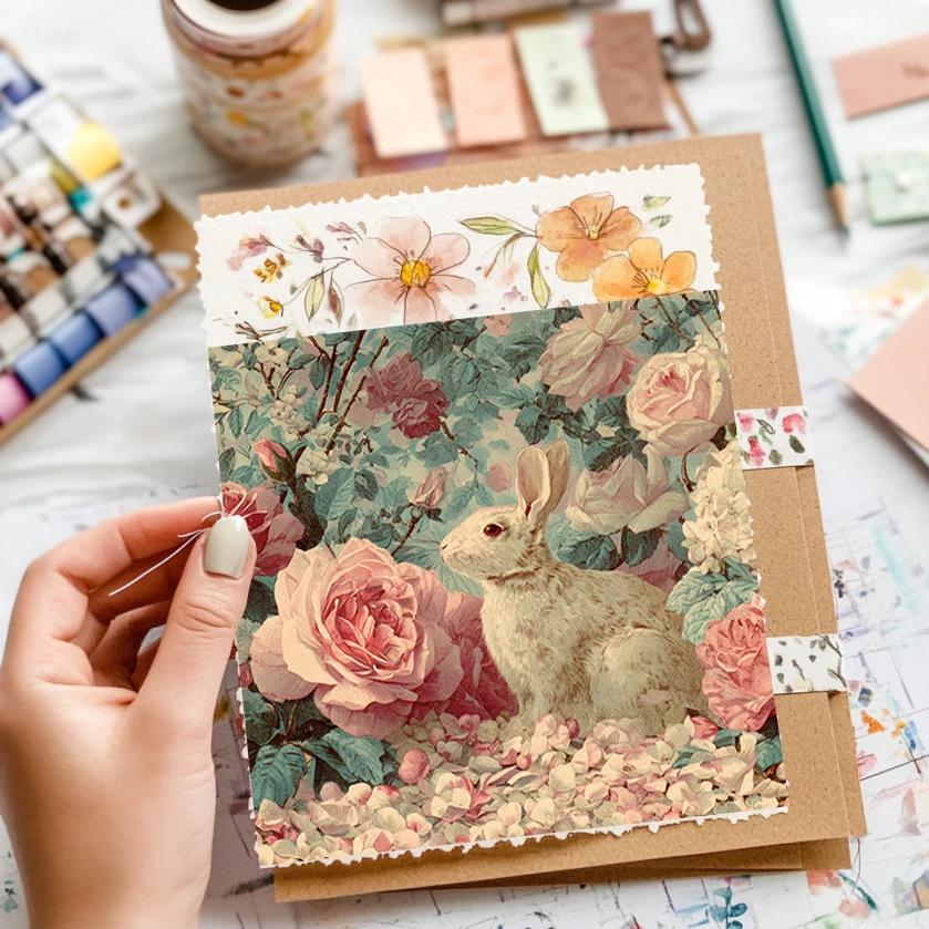 6"x6" Scrapbook Paper Set (36 Sheets): Old-World Art Patterns for Scrapbooking, Origami & Planner Decor.