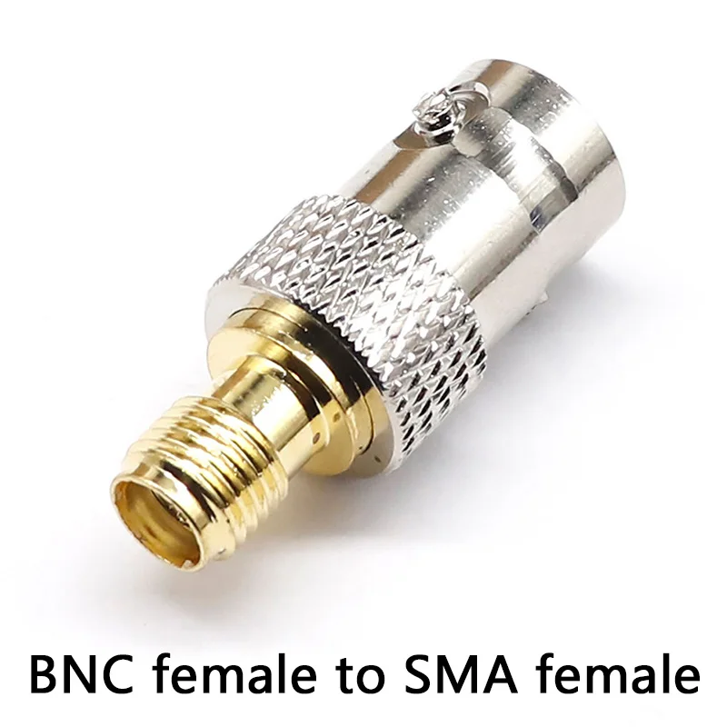 SMA-Stecker-Buchse auf BNC-Stecker-Buchse-Adapter für drahtlose LAN-Geräte, Koaxialkabel, WLAN, Schinken oder Handradios