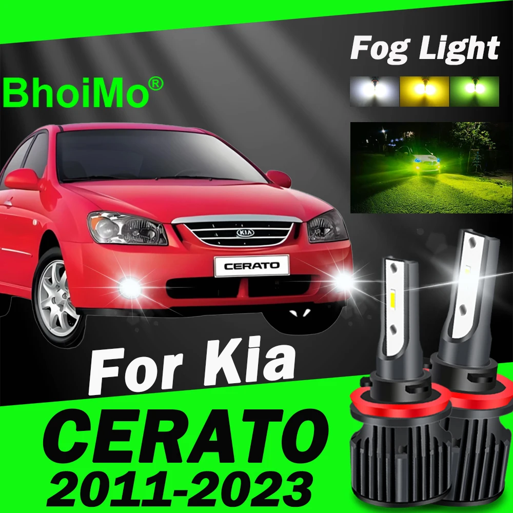 

BhoiMo For Kia CERATO 2011 - 2023 Front Fog Light Bulbs 2012 2013 2014 2015 2016 2017 2018 2019 2020 2021 2022 Led Lamp