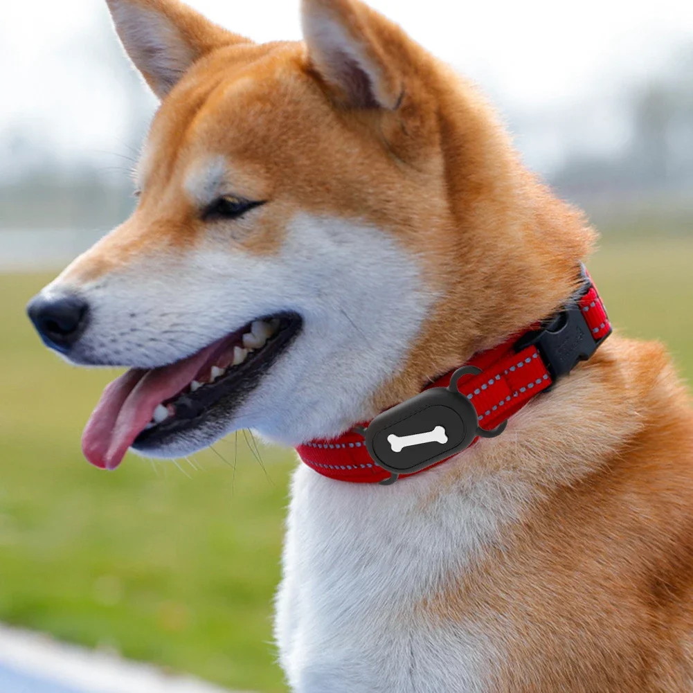 For Samsung Galaxy SmartTag2 Silicone Case Dustproof Protective Case Dog Cat Collar Holder Anti-Drop Tracking Devices Protector