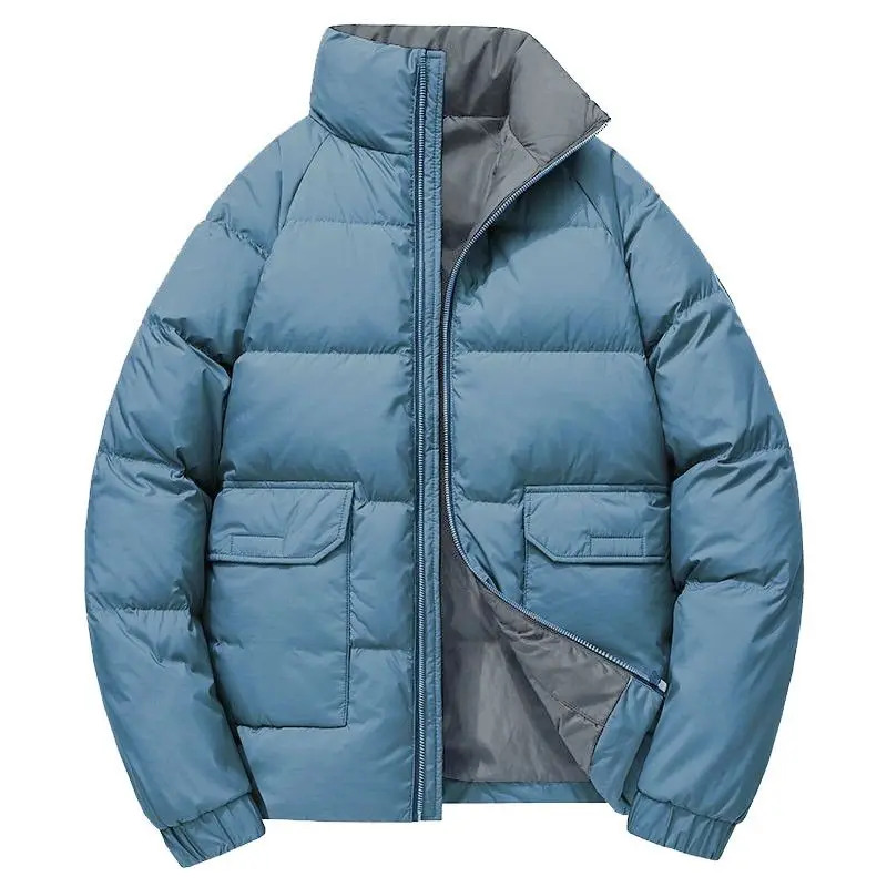 Gray duck down 85% down jacket winter warm trend jacket for men