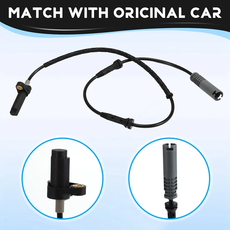 4Pcs Front Rear Letf Right ABS Wheel Speed Sensor For BMW 5 Series E39 Anti-Lock Sensor 34521182159 34521182160