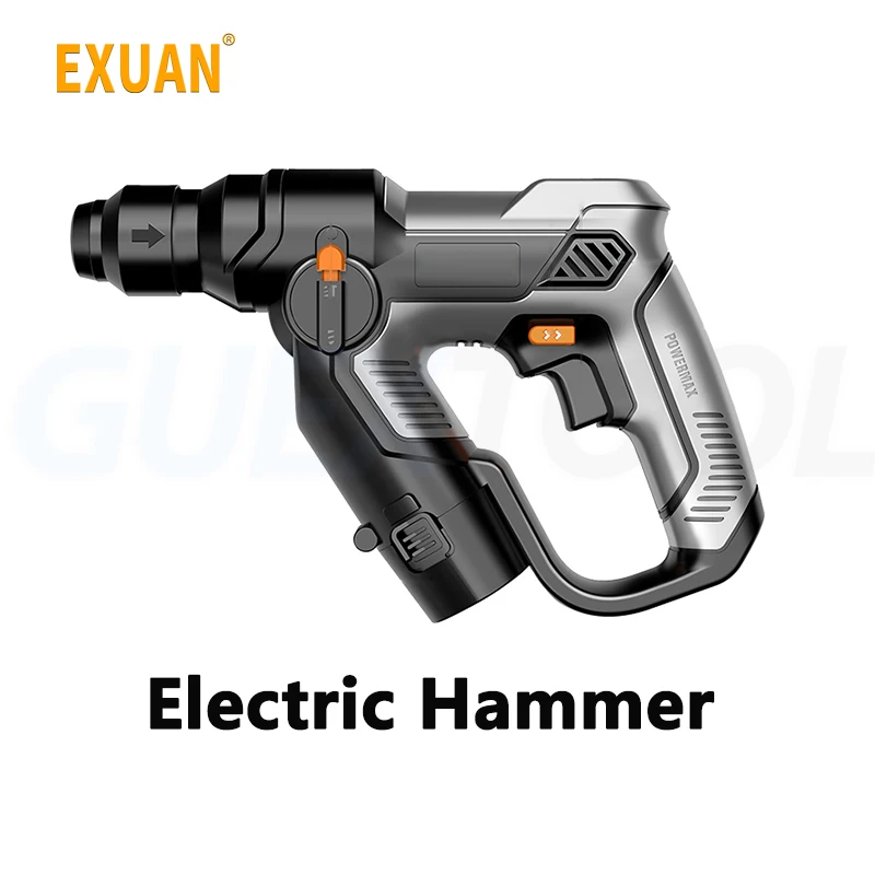 Portable Lithium Electric Hammer Rechargeable Electric Hammer Concrete Impact Drill Household Screwdriver Hand Drilling Machine