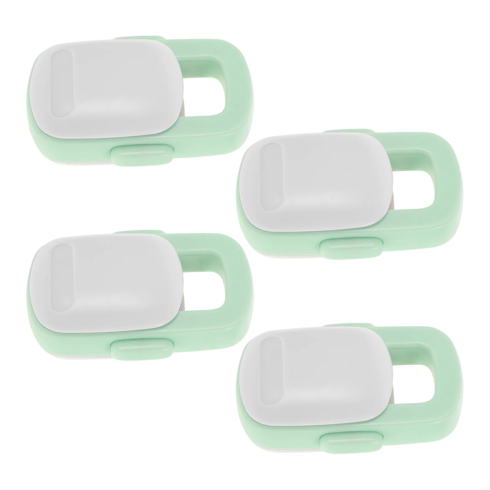 4 Pcs Oven Door Lock Baby Proof Locks Proofing Child Knob Covers Drawer Micro-wave Safety Cabinet Abs Childproofing Toddler