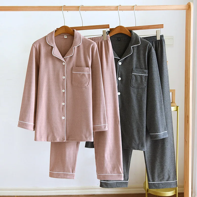 Thick Velvet Pajamas For Women Winter Sleepwear Couple Two Piece Set Homewear Plus Size Men's Loungewear Warm Home Clothes Suit