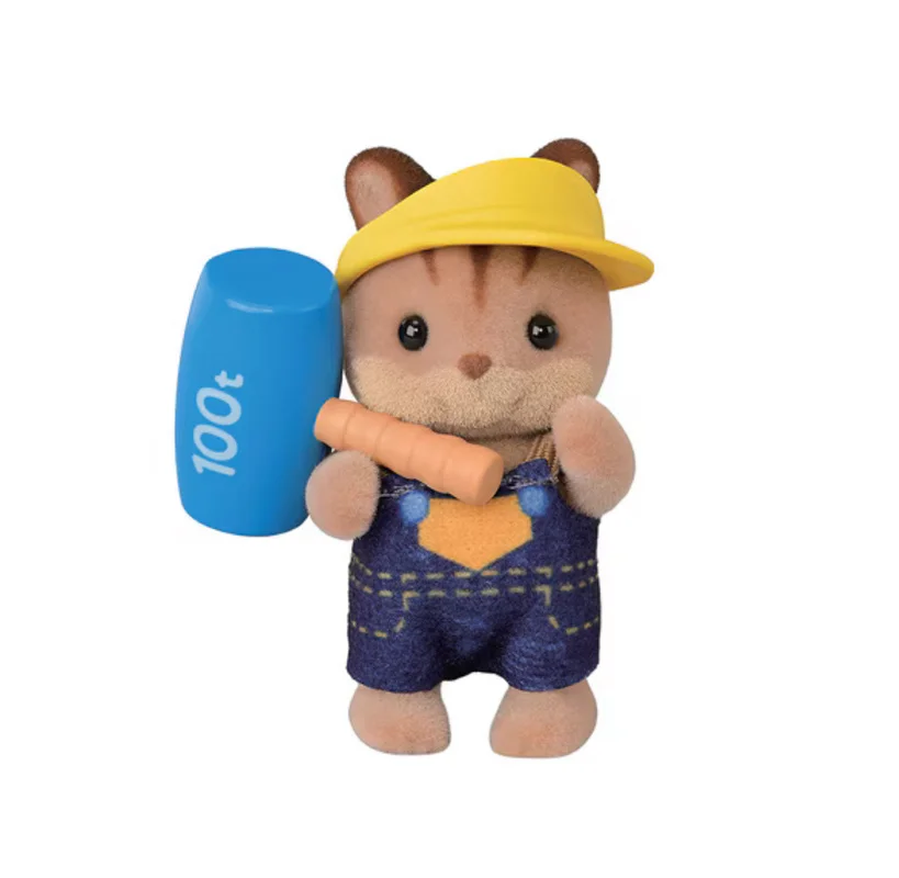 Véritable en Stock familles sylvaniennes forêt Animal famille Villa jeu de rôle peintre figurine d'action de haute qualité cadeaux d'anniversaire pour fille