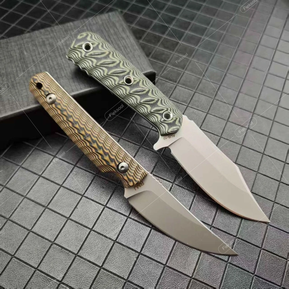 Survival Knife Full Tang - 8Cr14Mov feststehendes Messer mit Kydex-Scheide –