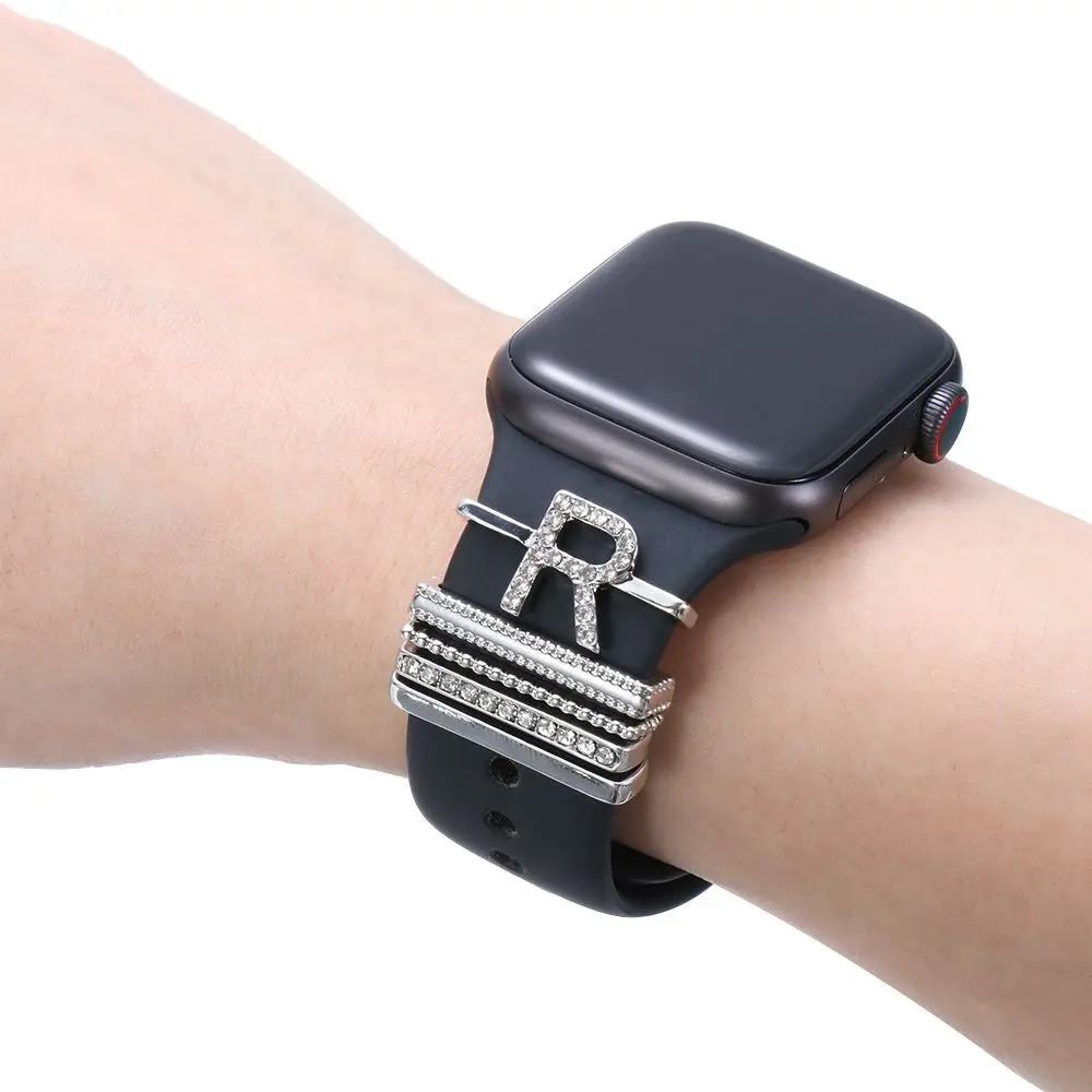 Metal Bracelet Diamond Decorative Ring Wristbelt Charms Watch Band Ornament Strap Accessories
