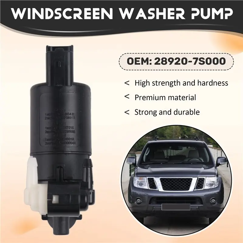For Nissan Micra Armada Qashqai Pathfinder R51 Compatible 28920-7S000 289207S000 New Car Windscreen Washer Pump Accessories view 6