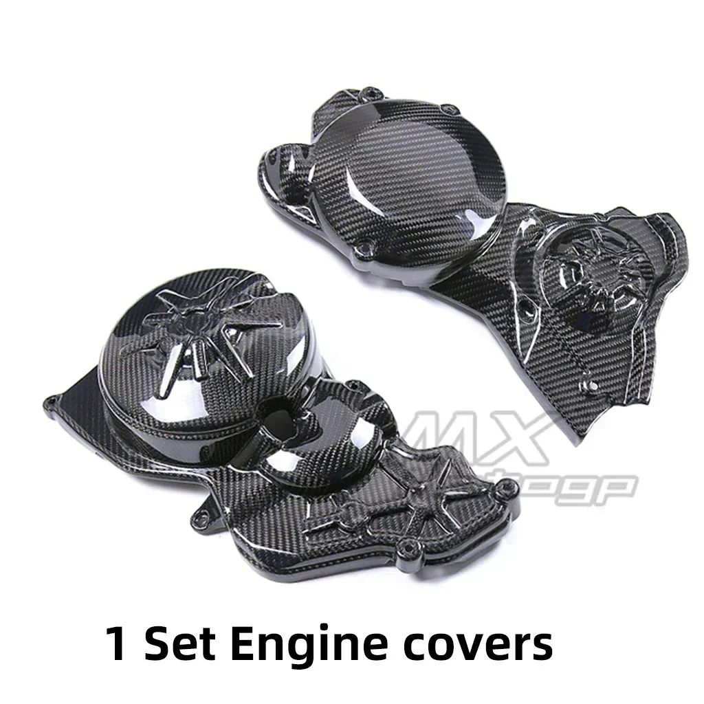 Kits de carenado de fibra de carbono para motocicleta Aprilia RSV4 RS V4 2021 2022 2023, paneles laterales de guardabarros, accesorios protectores