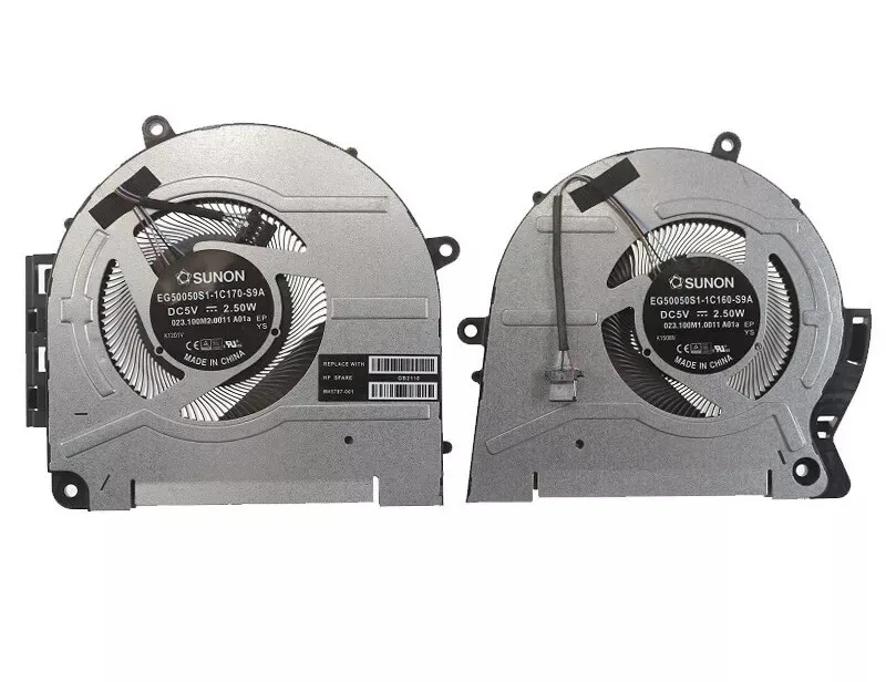 New for HP envy 17m-CH 17m-ch0013dx CPU GPU fan TPN-W148 M45786 M45787-001