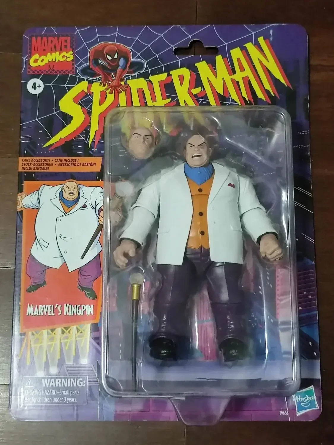 

Original Marvel Legends Kingpin 6" Scale Retro Spiderman Action Figure Vintage Retro Figurine Collectible Model Toy For Kid Gift