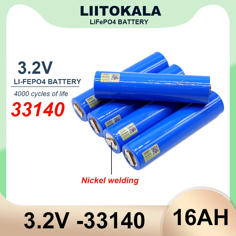 3.2v 33140 15Ah lifepo4 3.2V Cells for diy 4S 12v 24V 36V 48V 20AH 30AH ebike e-scooter power tools Battery pack