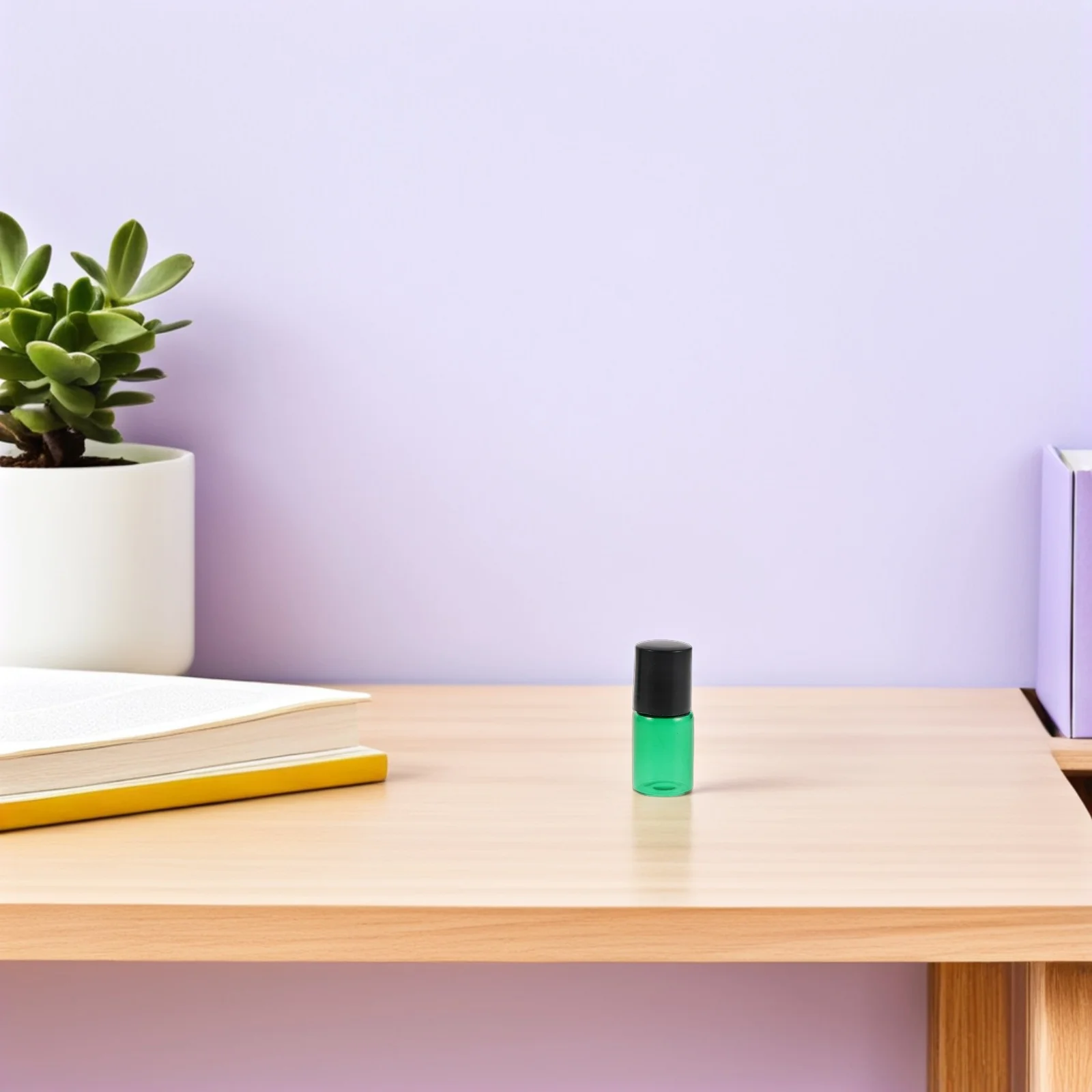 15Pcs Empty Glass Roll-on Bottles 2ml for Essential Oils Fragrance Skincare Portable Travel Size Reusable Leakproof Containers