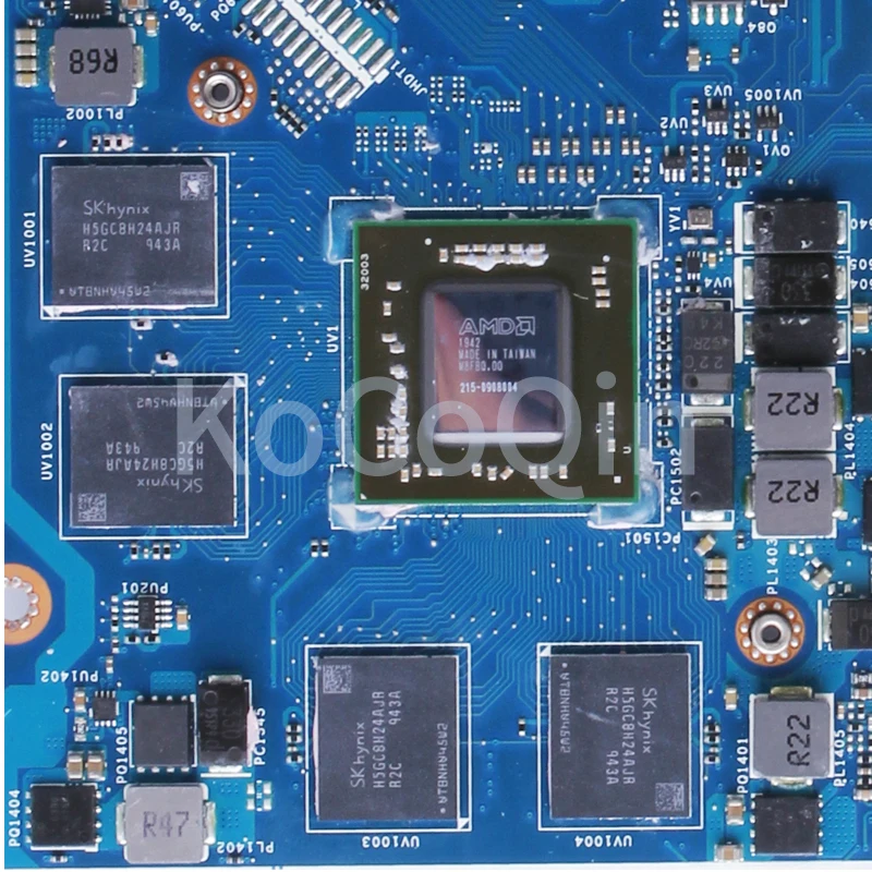 لوحة أم للكمبيوتر المحمول لشركة أيسر ، FH50P LA-H901P ، AN515-43G ، YM3500 ، 215-0908004 ، NBQ5X11001 ، تم اختبارها بالكامل #3