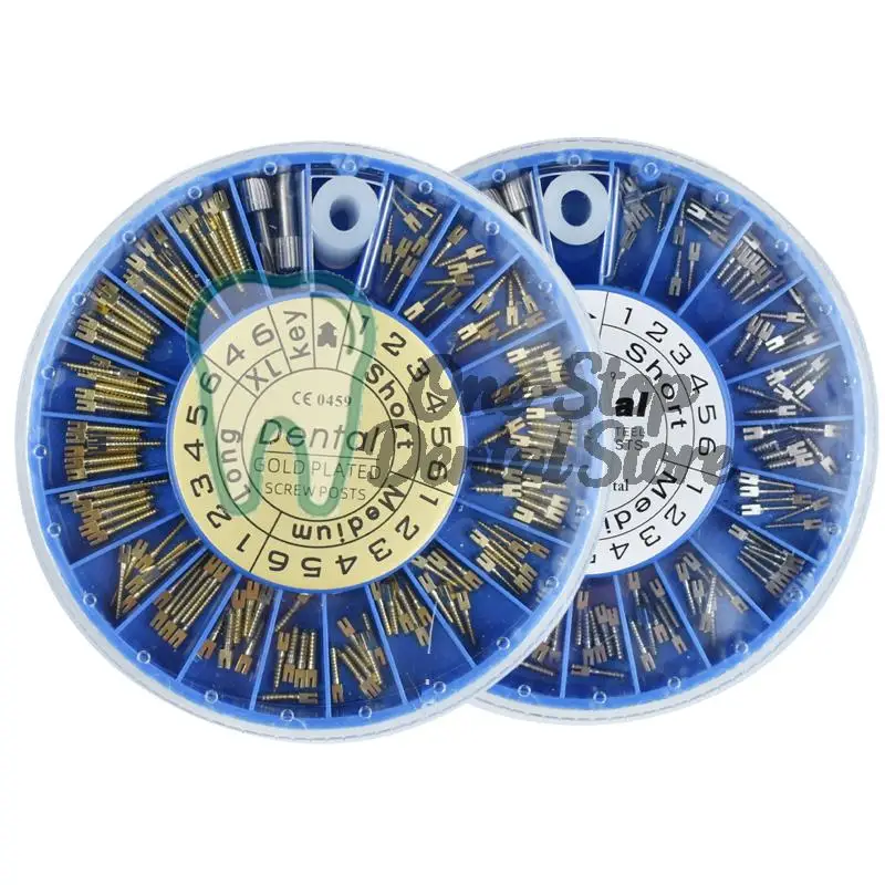 

Стоматологический винт из нержавеющей стали, позолоченный, 120 шт., для стоматологического инструмента, реставрационные стоматологические материалы, крепежный штифт